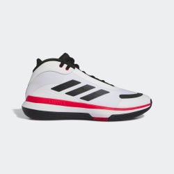 Men Shoes - adidas Bounce Legends - Cloud White-Core Black-Better Scarlet