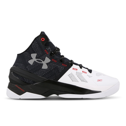 Heren Schoenen - Under Armour Curry 2 - White-Black-Metallic Silver