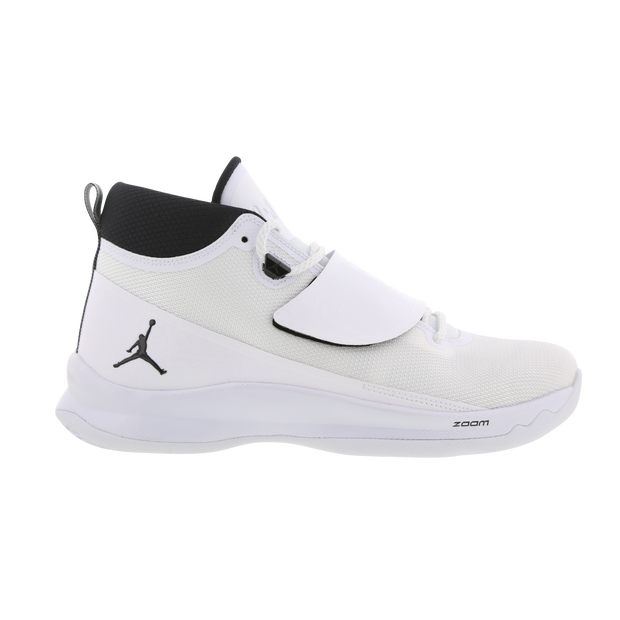 Jordan Super Fly5 Po Herren Sneaker - Weiß - Größe 43 - Netz/Synthetik White 43