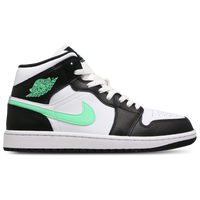 Homme Chaussures - Jordan 1 Mid - White-Green Glow-Black