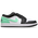 Jordan 1 Low - Men Shoes White-Black-Green Glow