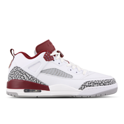 Hombre Zapatillas - Jordan Spizike Low - White-Team Red-Wolf Grey