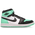 Jordan AJ1 Retro High OG - Herren Schuhe White-Black-Green Glow