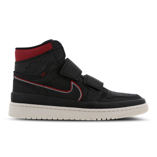 Air Jordan 1 Re Hi Double Strp Black/ Gym Red-Sail - AQ7924-016