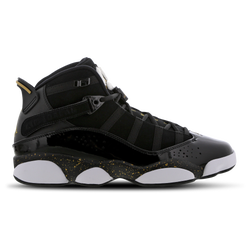 Men Shoes - Jordan Jordan 6 Rings - Black-Metallic Gold-White