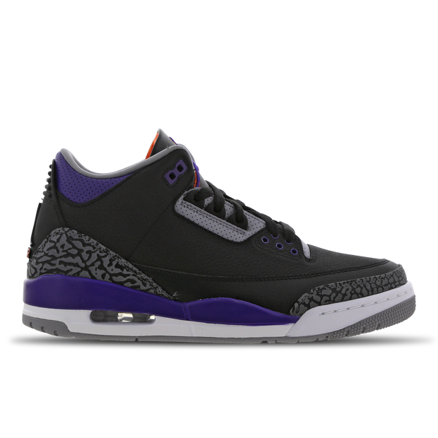 Jordan 3 Retro Black Court Purple - CT8532-050