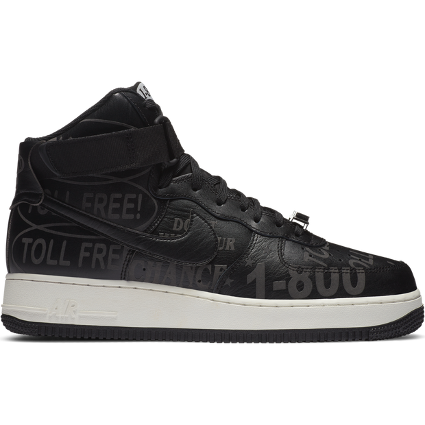 Nike Air Force 1 High '07 Premium Black/ Black-Sail-Vast Grey - CU1414-001