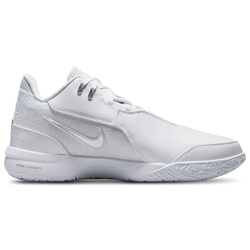 Men Shoes - Nike Zoom LeBron NXXT Gen - White-Lt Smoke-Mtlc Silver