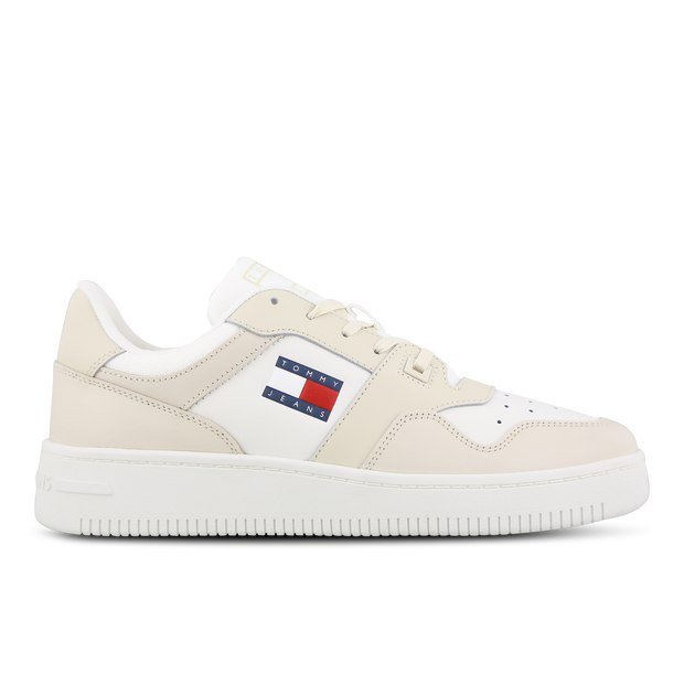Tommy Jeans Basket Low Men Shoes - Green - Size: 6.5 - Leather - Foot Locker