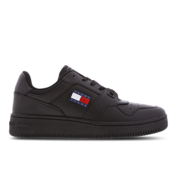 Men Shoes - Tommy Jeans Basket Low - Black-Black