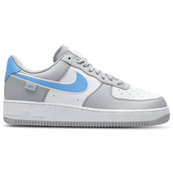 Men Shoes - Nike Air Force 1 '07 - Wolf Grey-Uni Blue-White