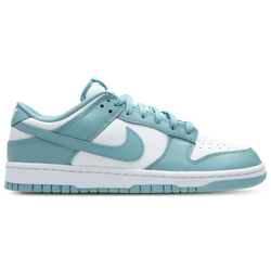 Men Shoes - Nike Dunk Low Retro - White-Denim Turq