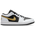 Jordan 1 Low - Men Shoes White-Metallic Gold-Black