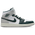 Jordan 1 Mid - Uomo Scarpe White-Oxidized Green-Sail