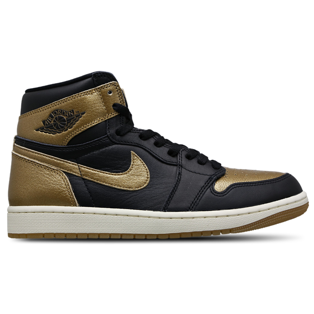 Image of Jordan Aj1 Retro High Og male Scarpe - Nero - Cuoio - Foot Locker035