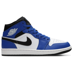 Men Shoes - Jordan 1 Mid - Game Royal-Black-White