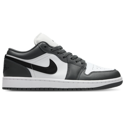 Men Shoes - Jordan 1 Low - White-Black-Iron Grey