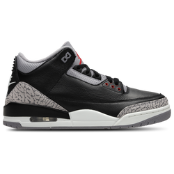 Men Shoes - Jordan AJ3 Retro - Black-Fire Red-Cement Grey