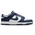 Nike Dunk Low - Hombre Zapatillas White-Midnight Navy-White