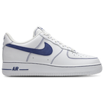 White-Deep Royal Blue