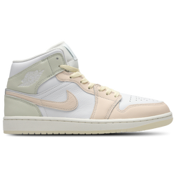 Men Shoes - Jordan Aj1 Mid - Sail-Guava Ice-Sea Glass