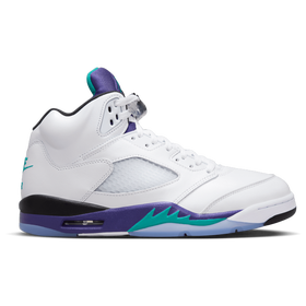 AJ5 Retro - Men - White / New Emerald / Grape Ice