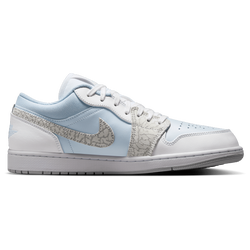 Men Shoes - Jordan Aj1 Low - Blue Tint-White-Grey Fog