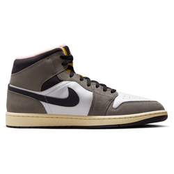 Hombre Zapatillas - Jordan Aj1 Mid - White-Oil Grey-Cave Stone