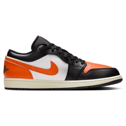 Men Shoes - Jordan 1 Low - Black-Starfish-White