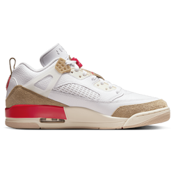 Men Shoes - Jordan Spizike Low - White-Fire Red
