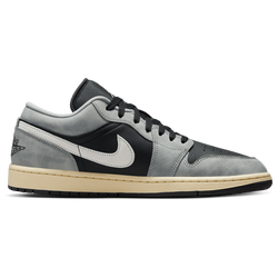 Men Shoes - Jordan Aj1 Low - Lt Smoke Grey-Black-Sail