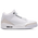 Jordan 3 Retro - Men Shoes White-Metallic Silver-White