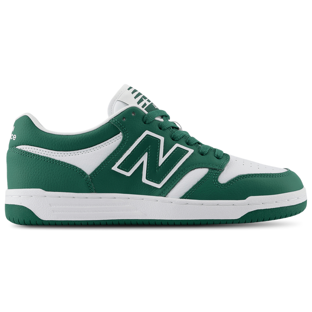 New Balance Unisex 480 Sneakers - Green/White - BB480LGH