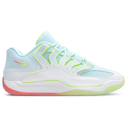 Men Shoes - Nike KD 18 - White-Glacier Blue-Volt