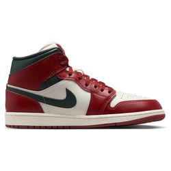 Homme Chaussures - Jordan AJ1 Mid - Sail-Midnight Green-Pure Plati