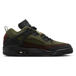 Men Shoes - Jordan Spizike Low - Medium Olive-University Red