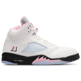 AJ5 Retro - Men - White / Med Soft Pink / Black