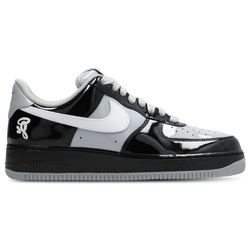 Men Shoes - Nike Central Cee X Nike Air Force 1 Low "Syna World" - Black-White-Lt Smoke Grey