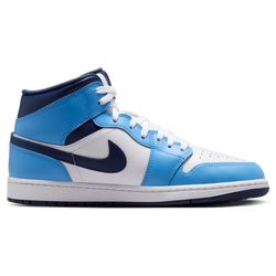 Herren Schuhe - Jordan AJ1 Mid - Midnight Navy-Univ Blue-White