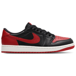 Men Shoes - Jordan Air Jordan 1 Low - Black-Black-Varsity Red