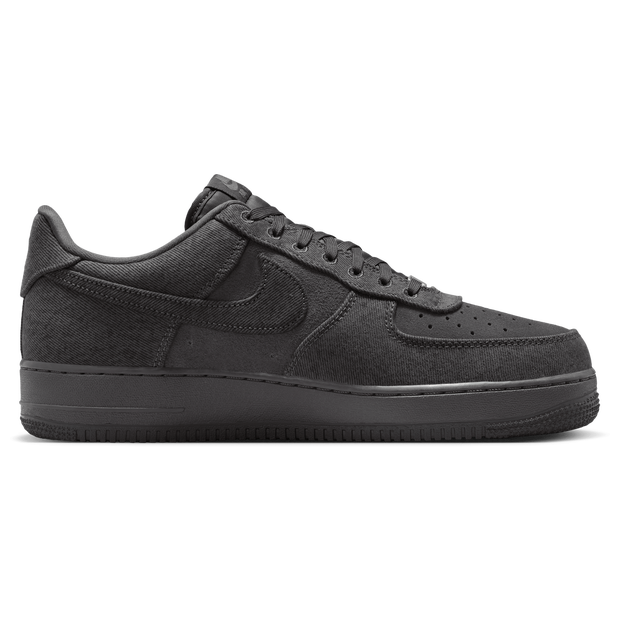 Nike Air Force 1 Low, Men's Grey Leather Court  Shoes,  Size 8.5