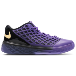 Hombre Zapatillas - Nike Kobe 3 - Black-Metallic Gold-Electro Purple