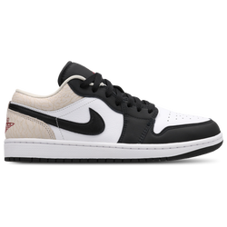 Men Shoes - Jordan Air Jordan 1 Low - Black-Team Red-White