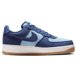 Hombre Zapatillas - Nike Air Force 1 '07 Lv8 Denim - Navy-Worn Blue