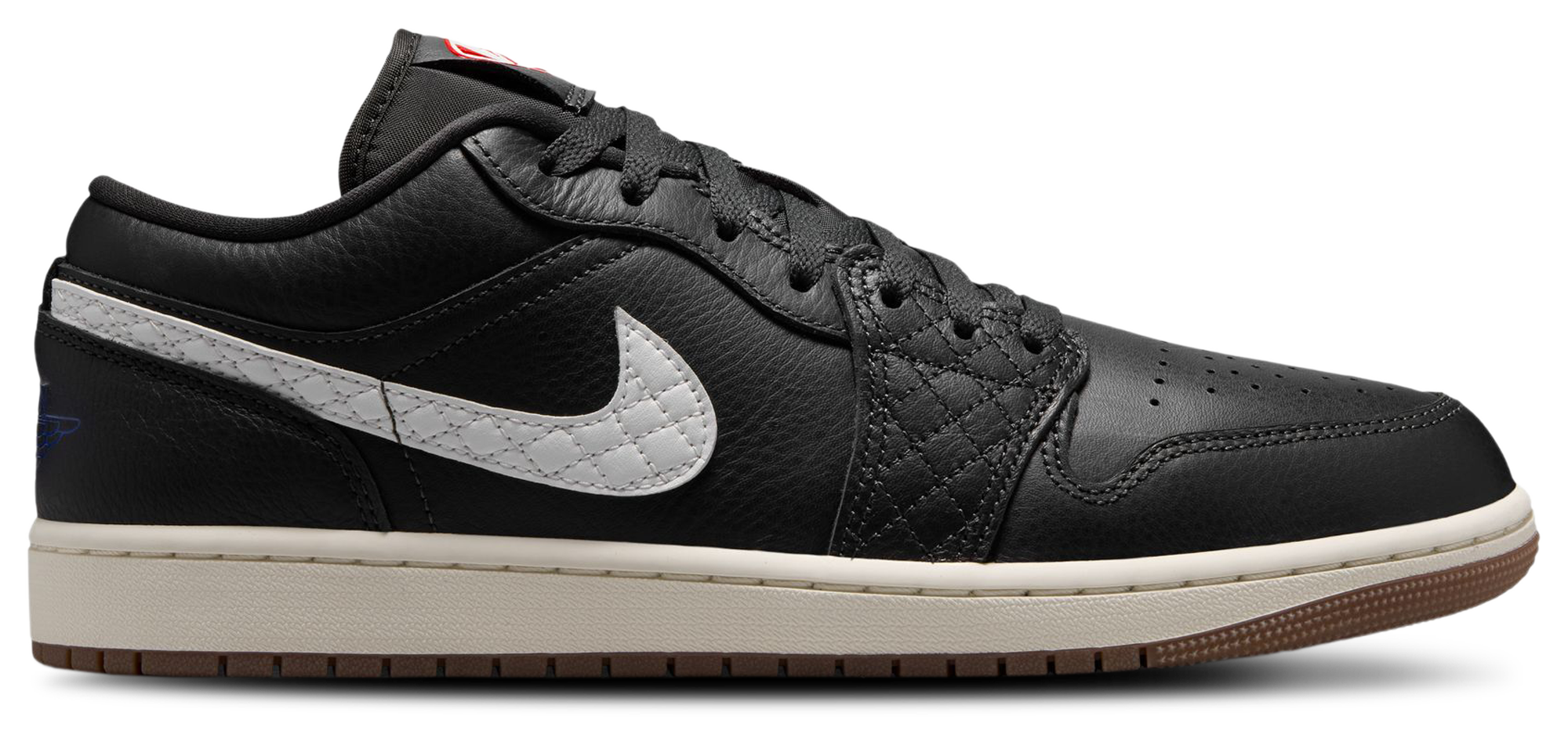 Jordan 1 Low Retro SE - Men Shoes (Off Noir-Sail-University Red)