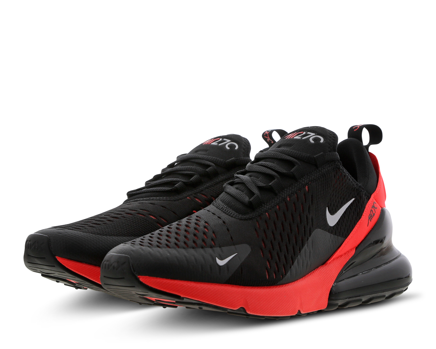 nike 270 black and red