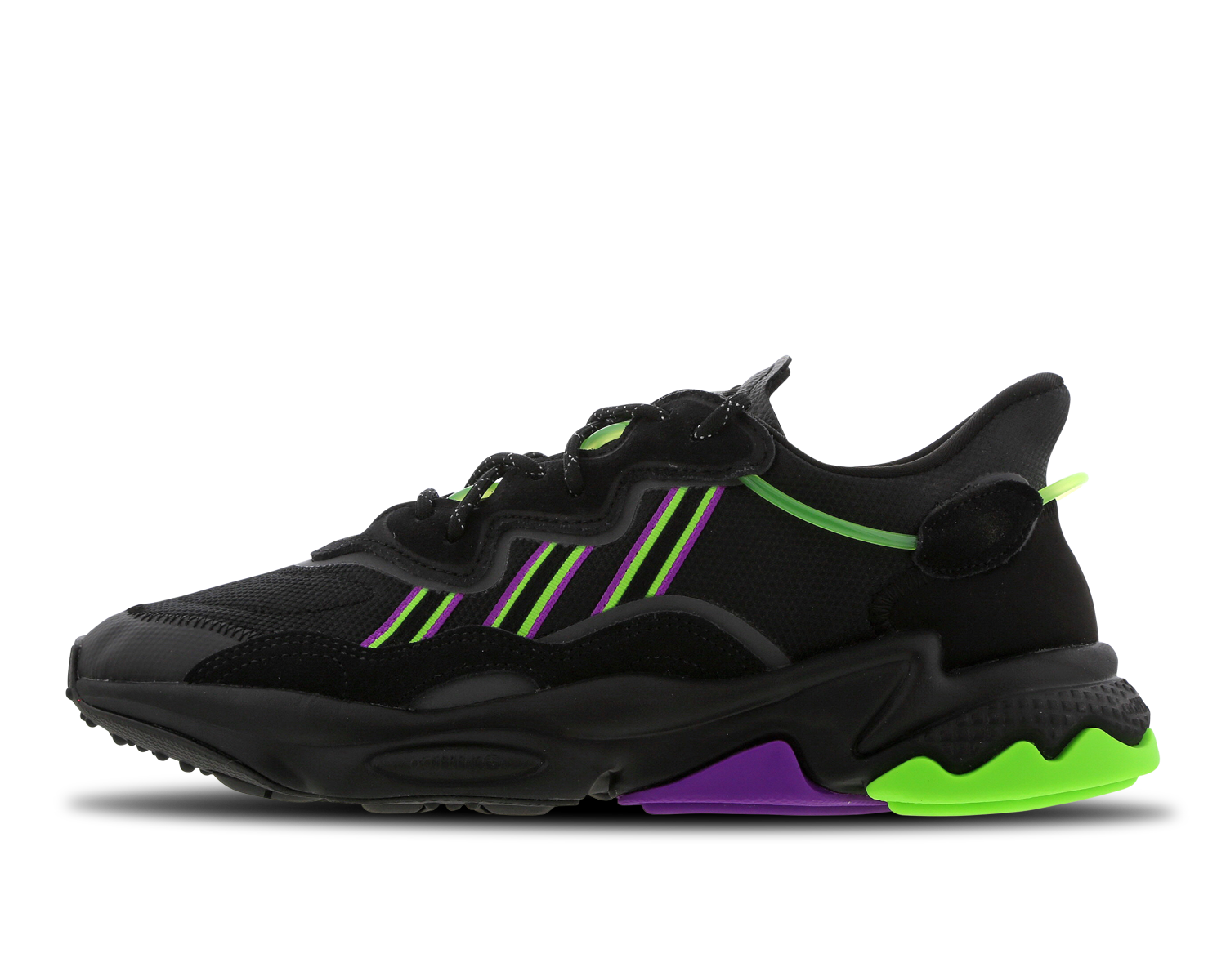 adidas ozweego black green purple