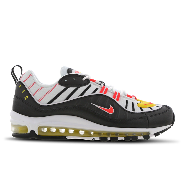 Nike air max 98 white and black best sale