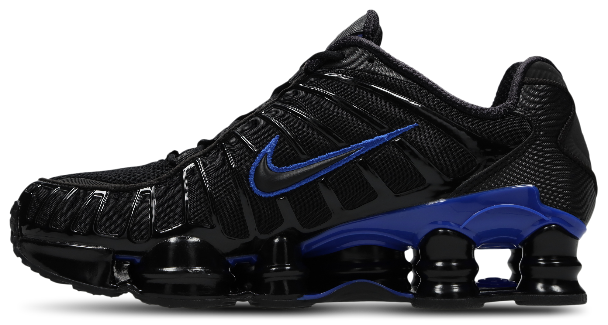 vapormax plus black and blue