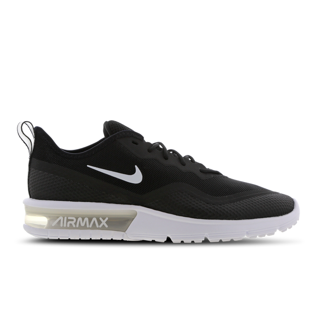 Nike Air Max Sequent 4.5 Black Black/White Marathon Running Shoes/Sneakers BQ8822-001 - BQ8822-001